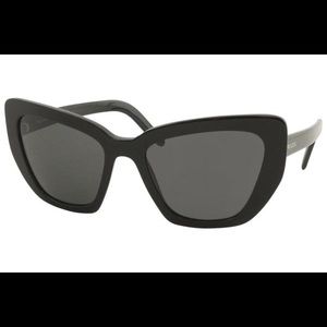 Authentic Prada cat eye sunglasses Black